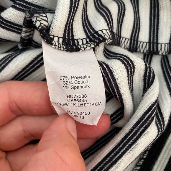 Madewell Women's Boho White & black Ridge Stripe Tank Top blouse size XS - Picture 3 of 6